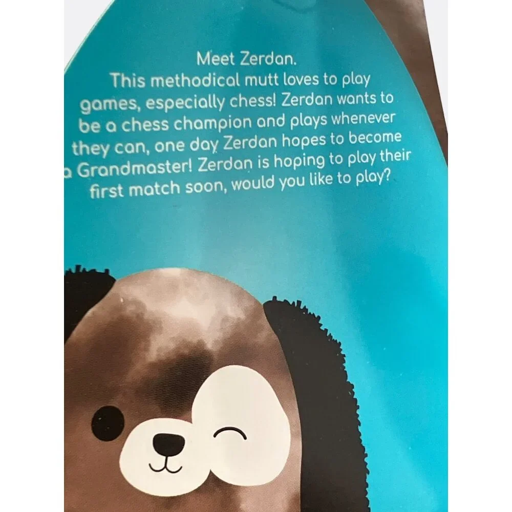 Original Squishmallows Zerdan Dog Plush Toy - Picture 7 of 15